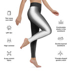 Optical Illusion Vertical Lines Yoga Leggings