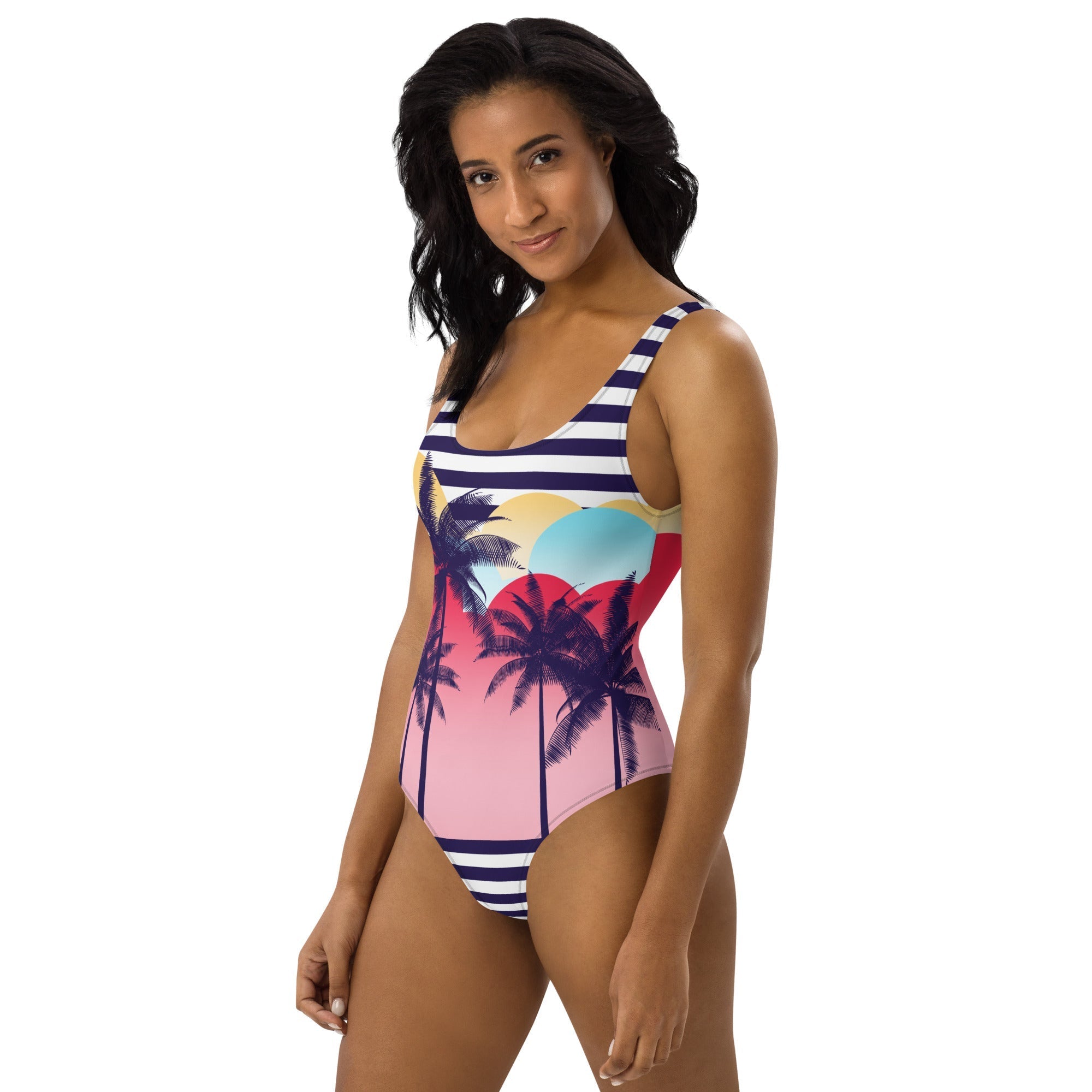 Palm Trees One-Piece Swimsuit