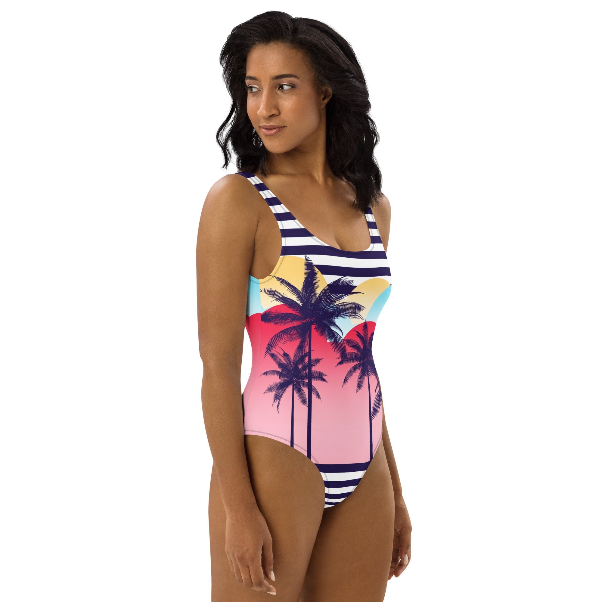 Palm Trees One-Piece Swimsuit