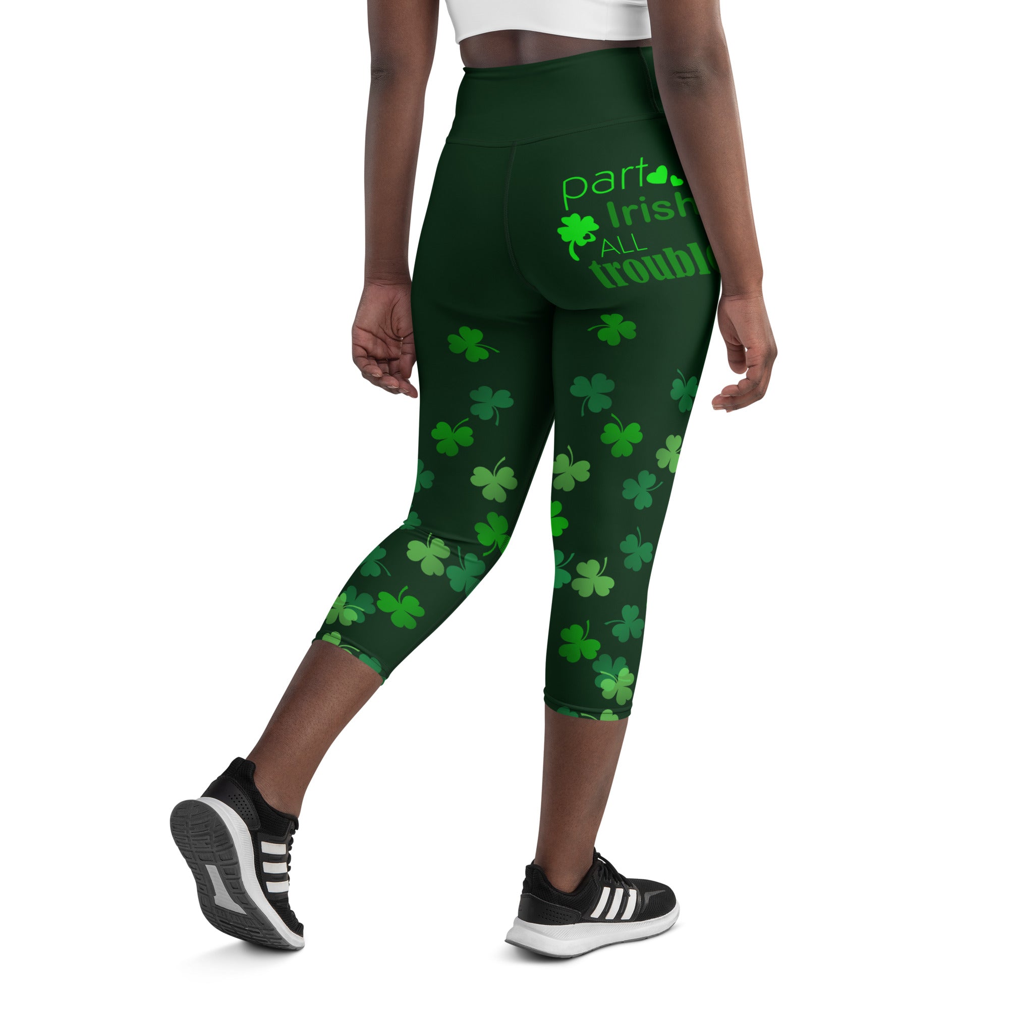 Part Irish, All Trouble Yoga Capris