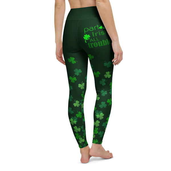 Part Irish, All Trouble Yoga Leggings