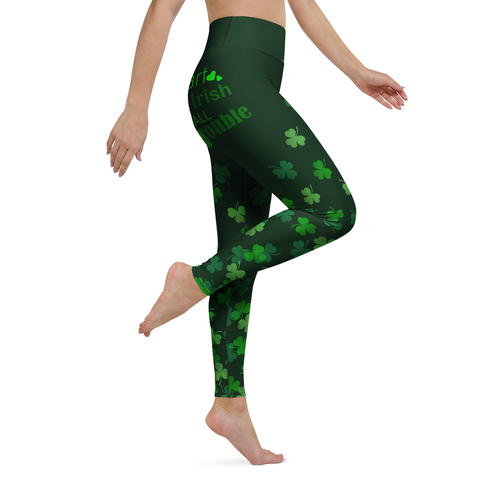 Part Irish, All Trouble Yoga Leggings