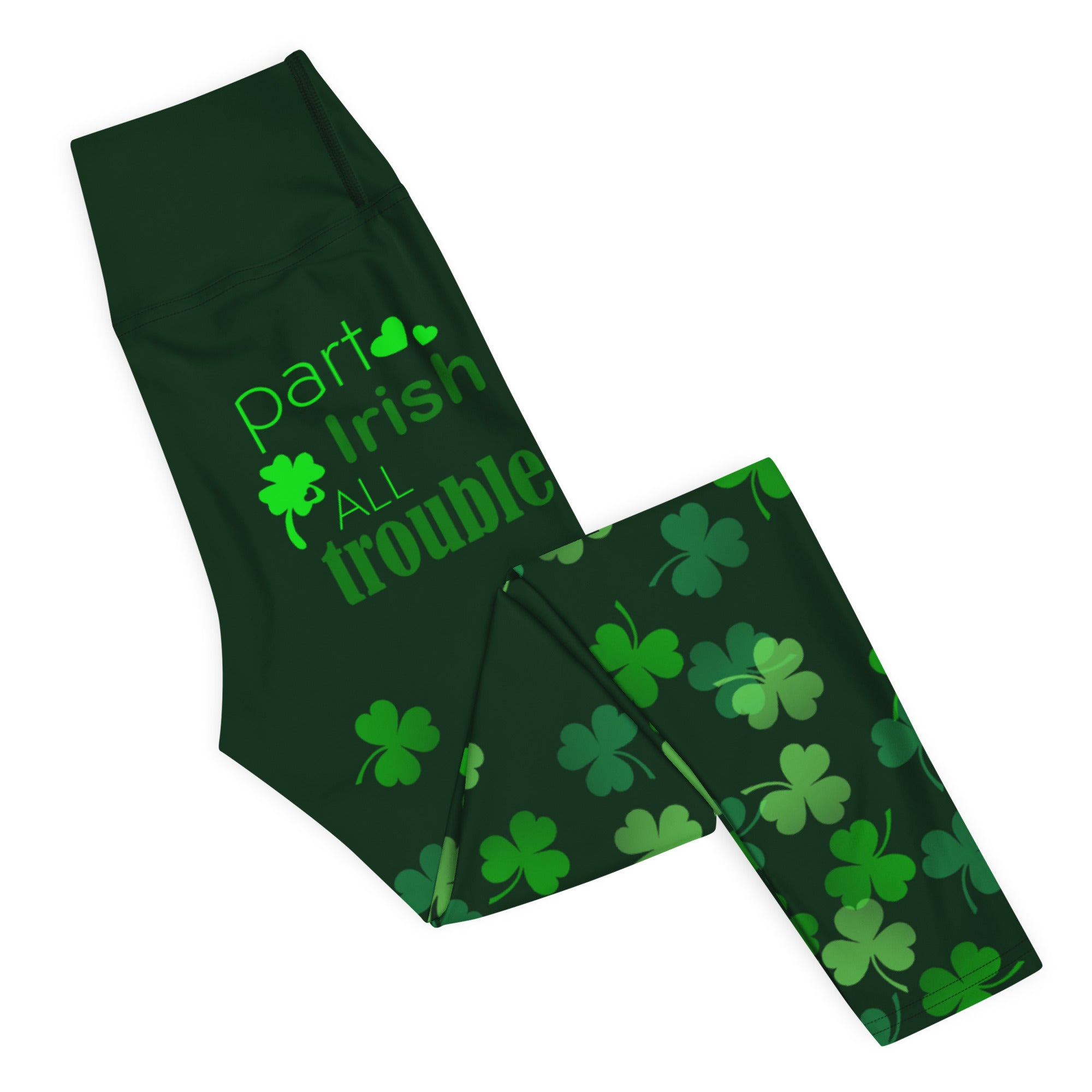 Part Irish, All Trouble Yoga Leggings