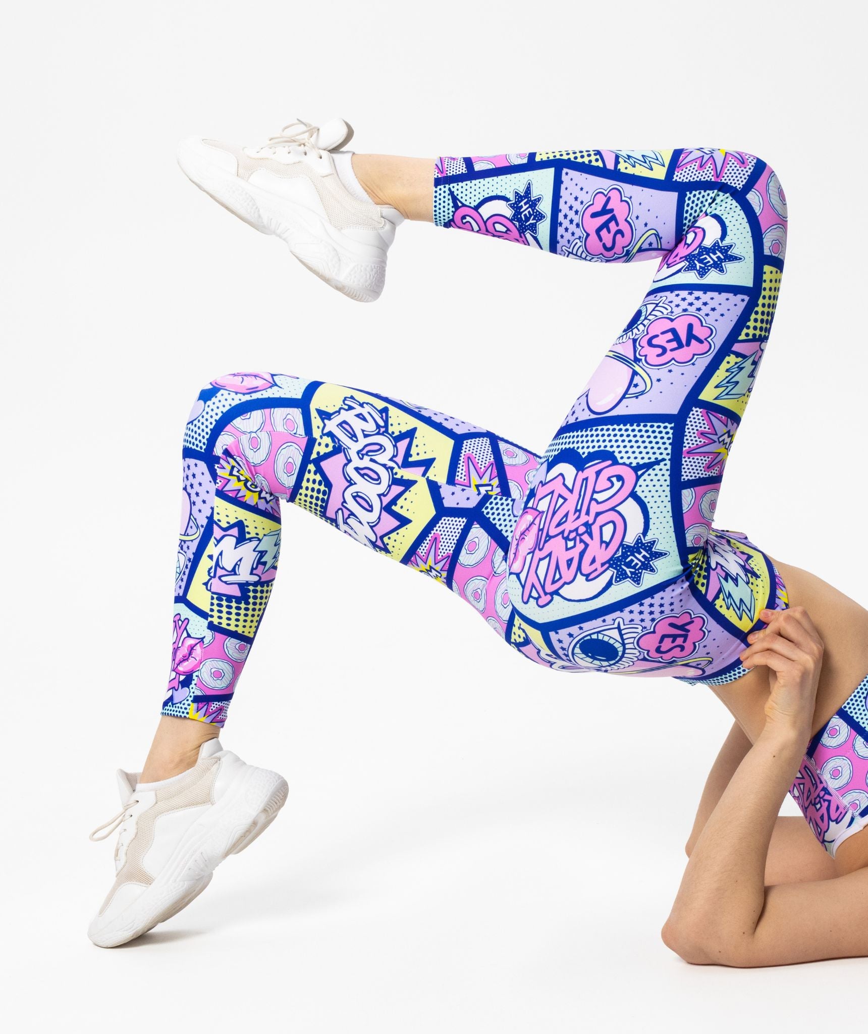Pastel Comic Book Leggings