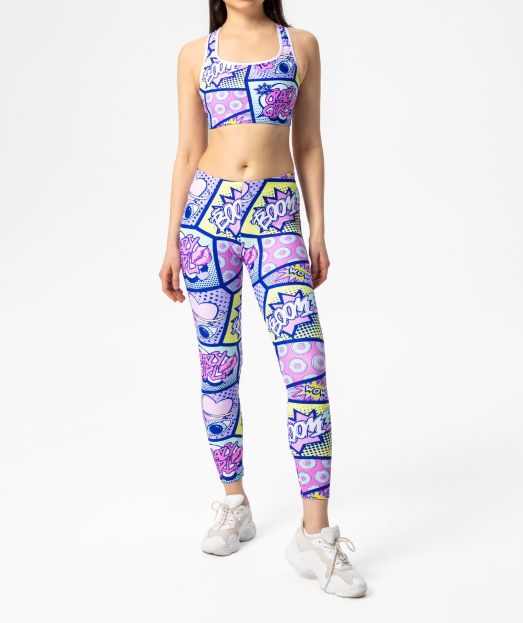 Pastel Comic Book Leggings