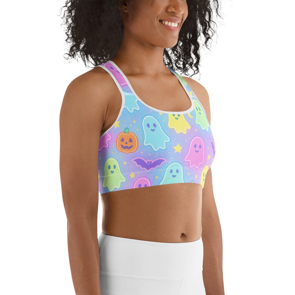 Pastel Fright Night Sports Bra