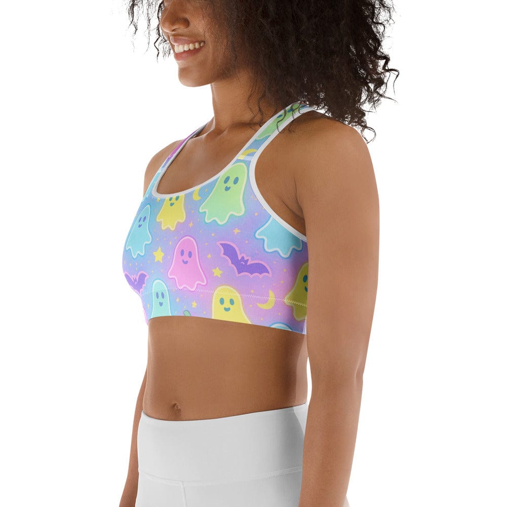 Pastel Fright Night Sports Bra