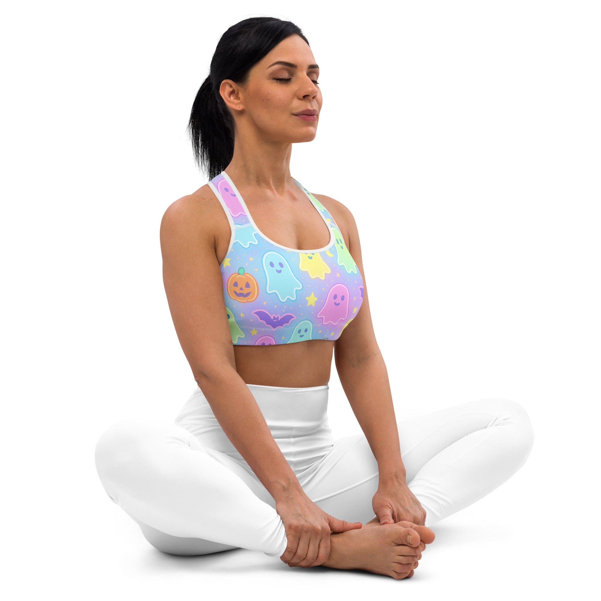 Pastel Fright Night Sports Bra
