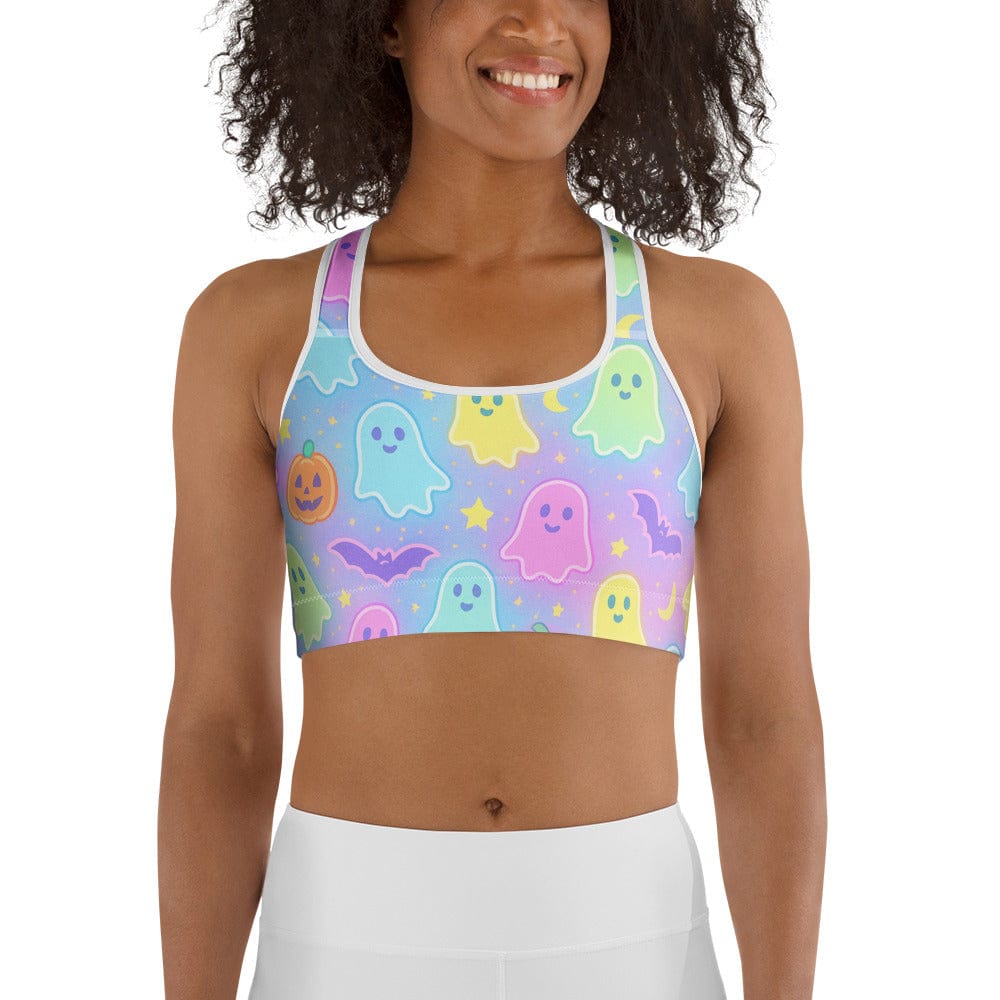 Pastel Fright Night Sports Bra