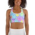 Pastel Fright Night Sports Bra