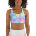 Pastel Fright Night Sports Bra