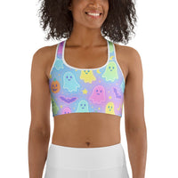 Pastel Fright Night Sports Bra