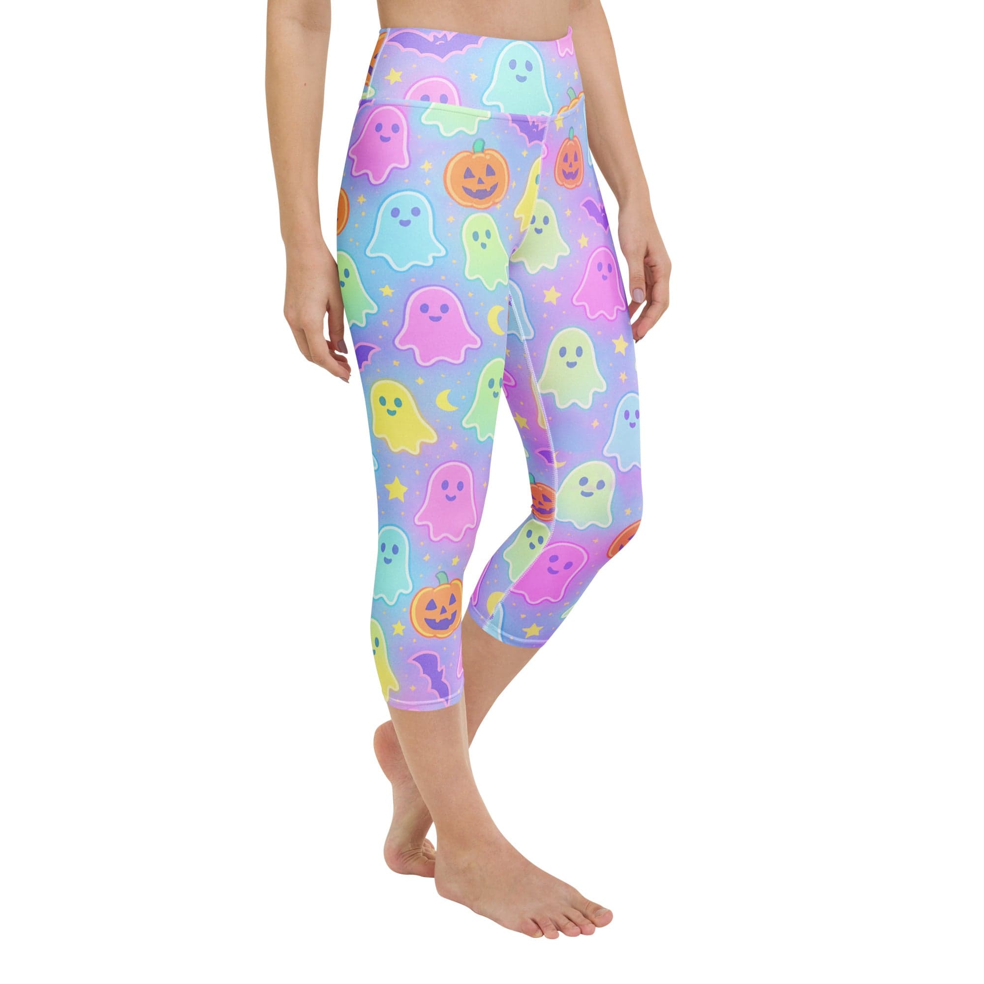Pastel Fright Night Yoga Capris