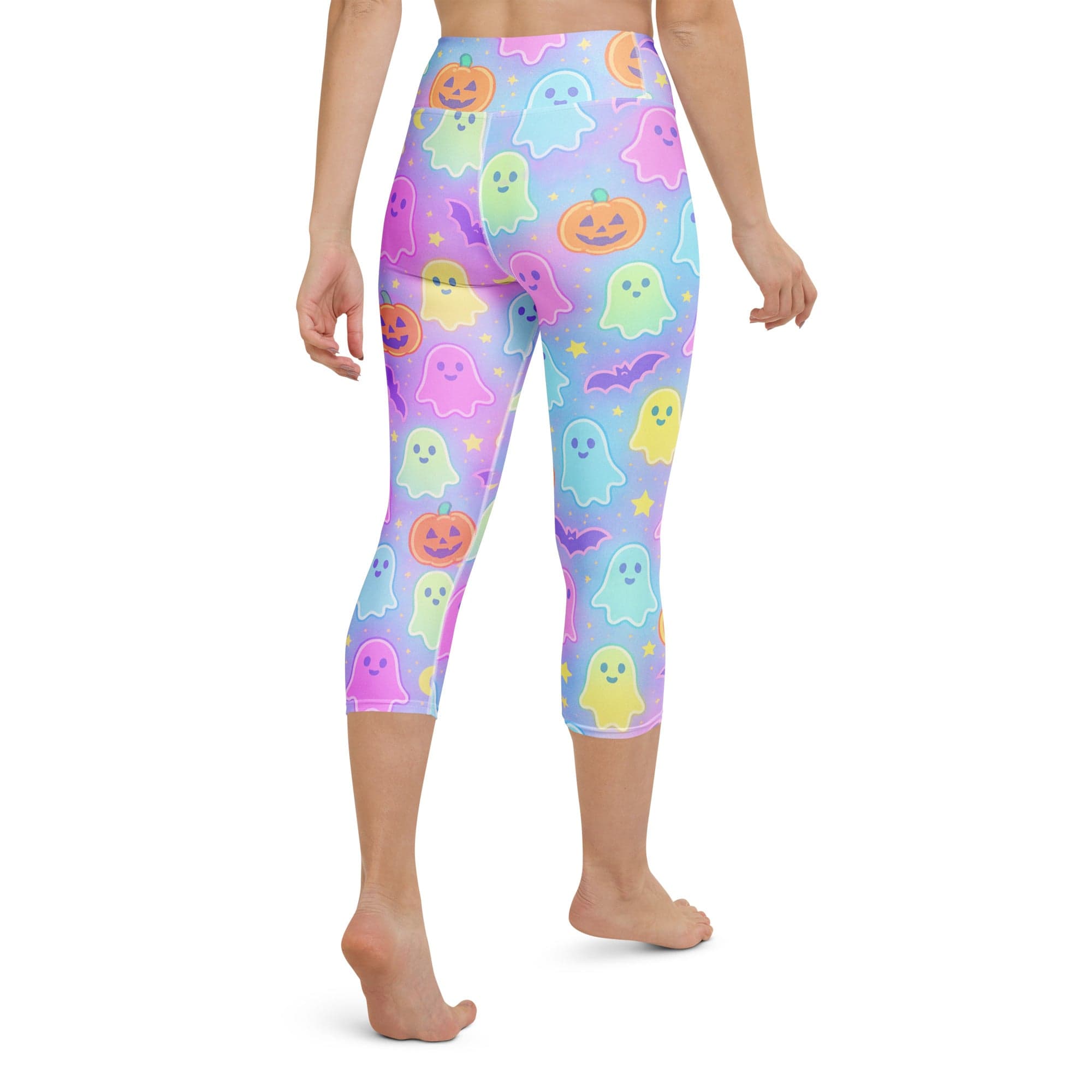Pastel Fright Night Yoga Capris