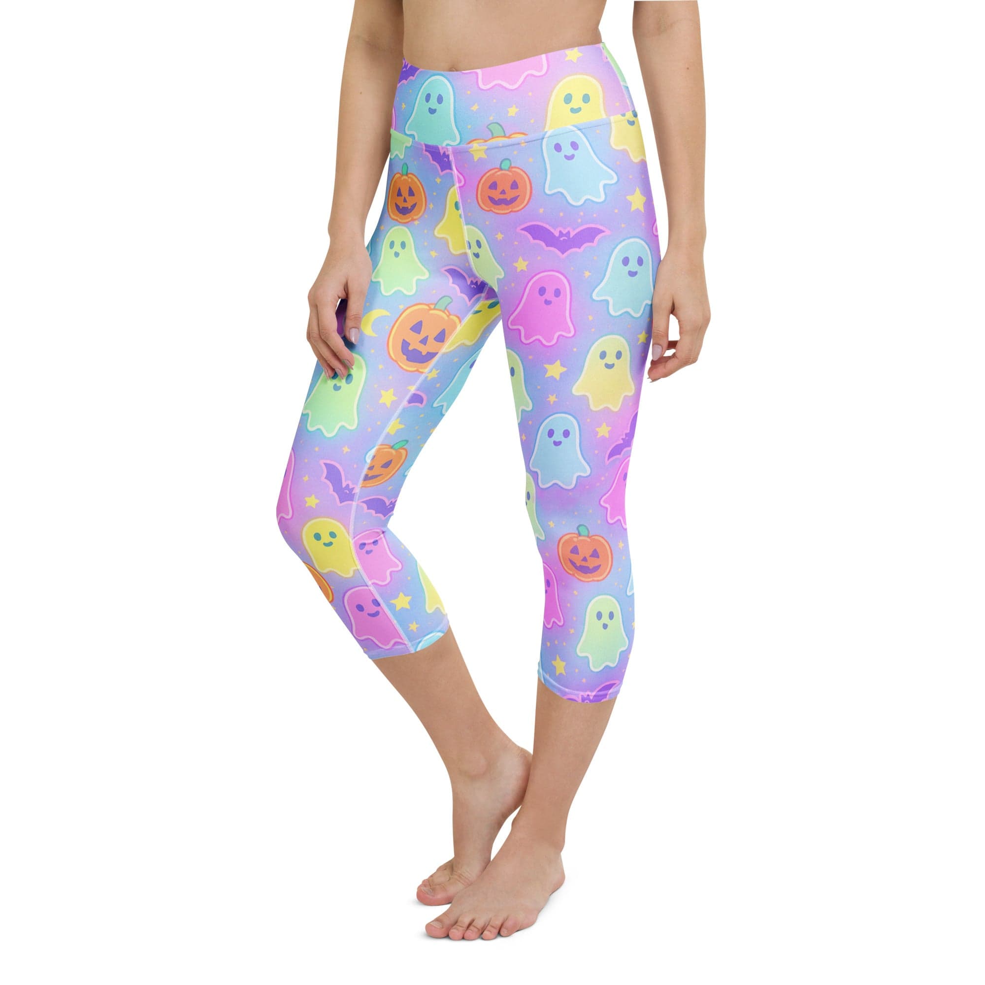 Pastel Fright Night Yoga Capris