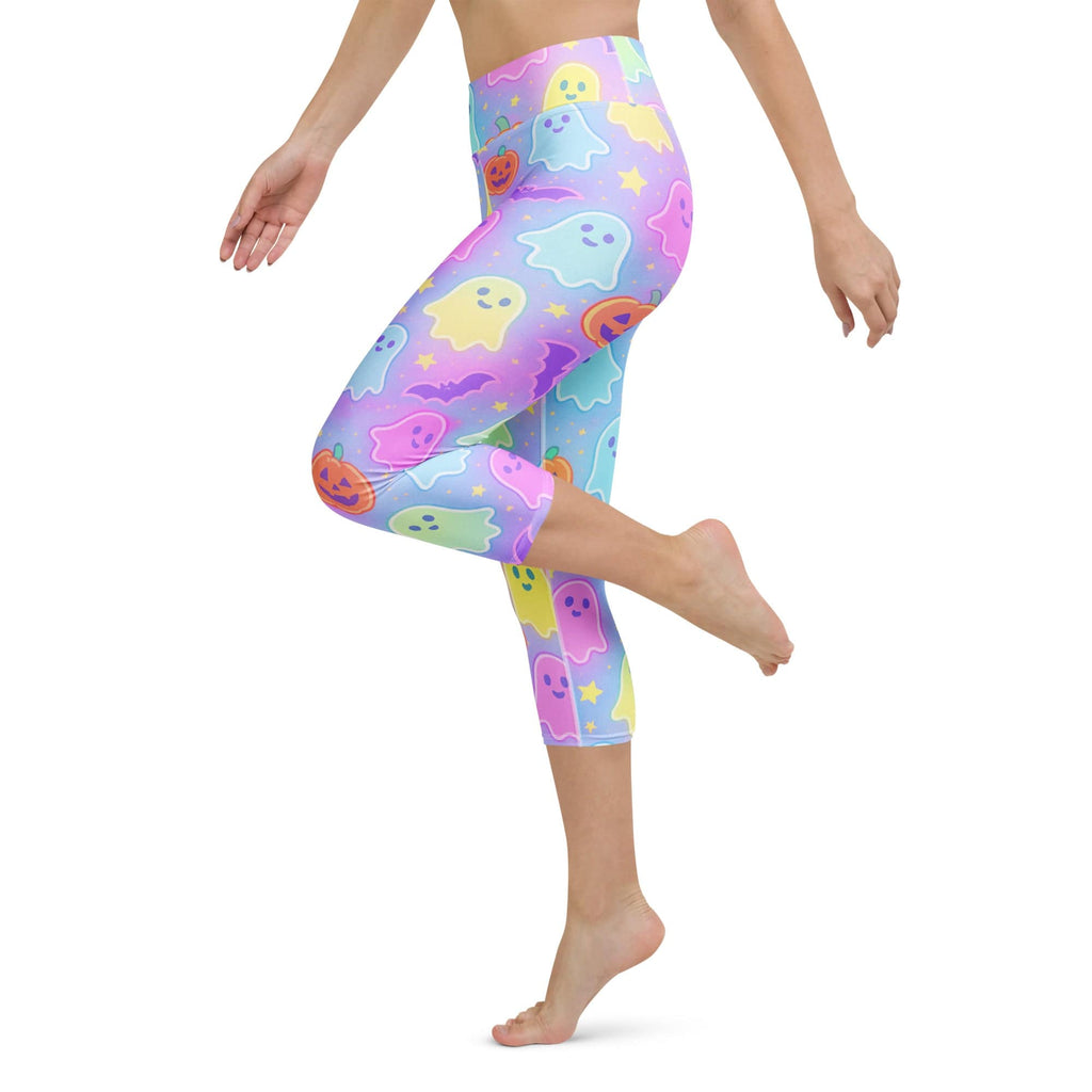 Pastel Fright Night Yoga Capris