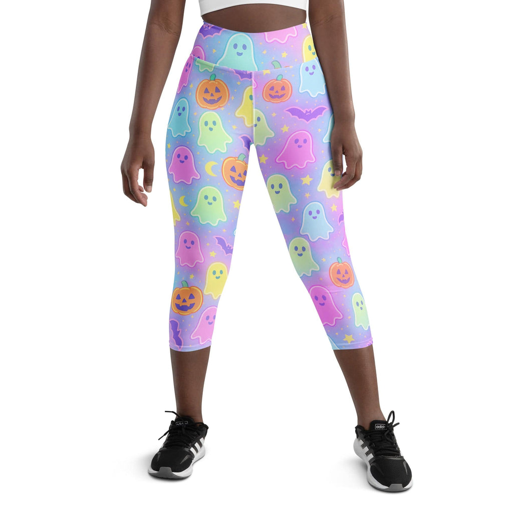 Pastel Fright Night Yoga Capris