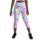 Pastel Fright Night Yoga Capris