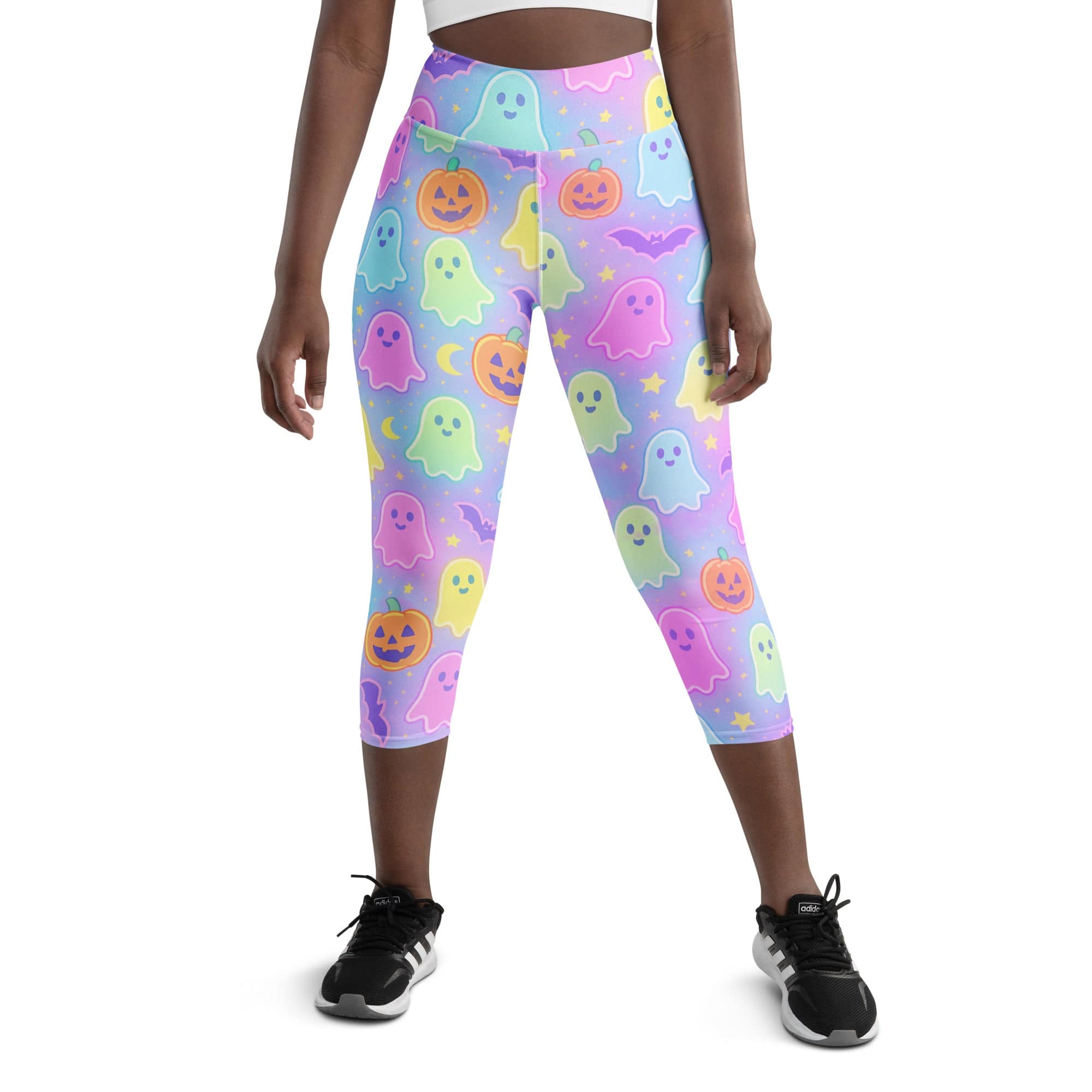 Pastel Fright Night Yoga Capris