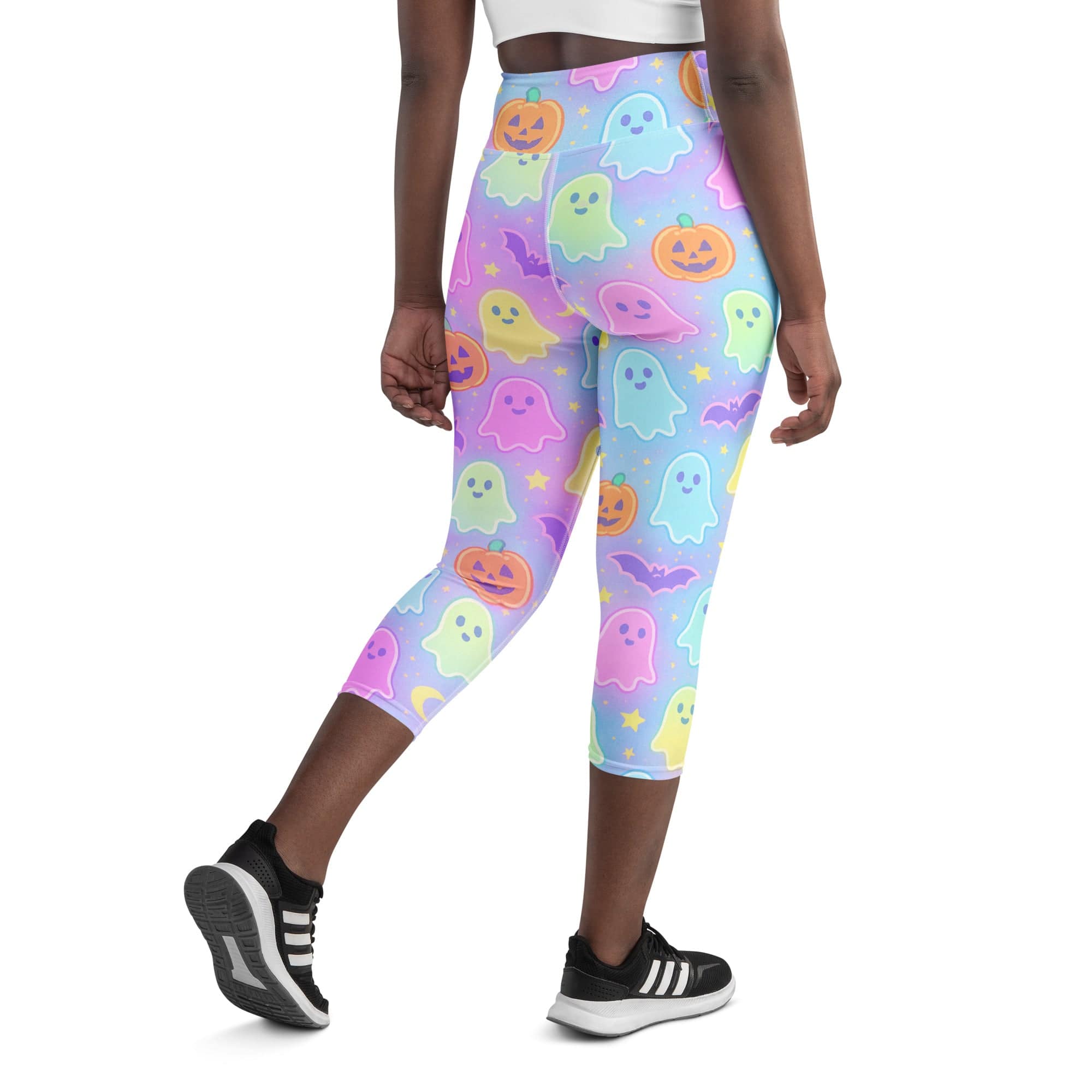 Pastel Fright Night Yoga Capris