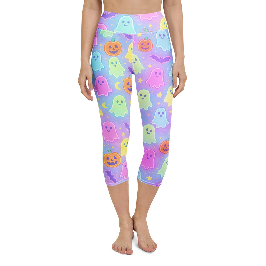 Pastel Fright Night Yoga Capris