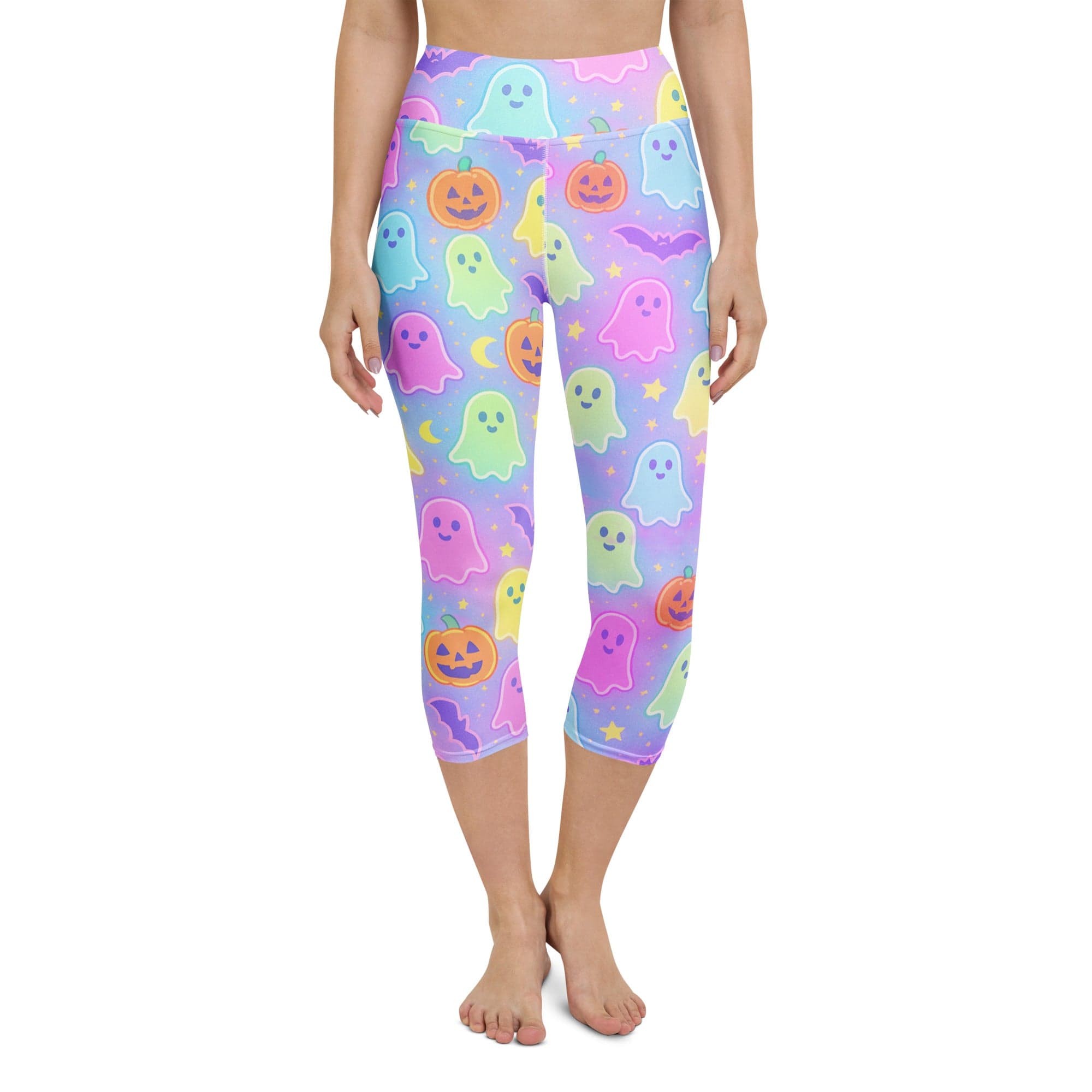 Pastel Fright Night Yoga Capris