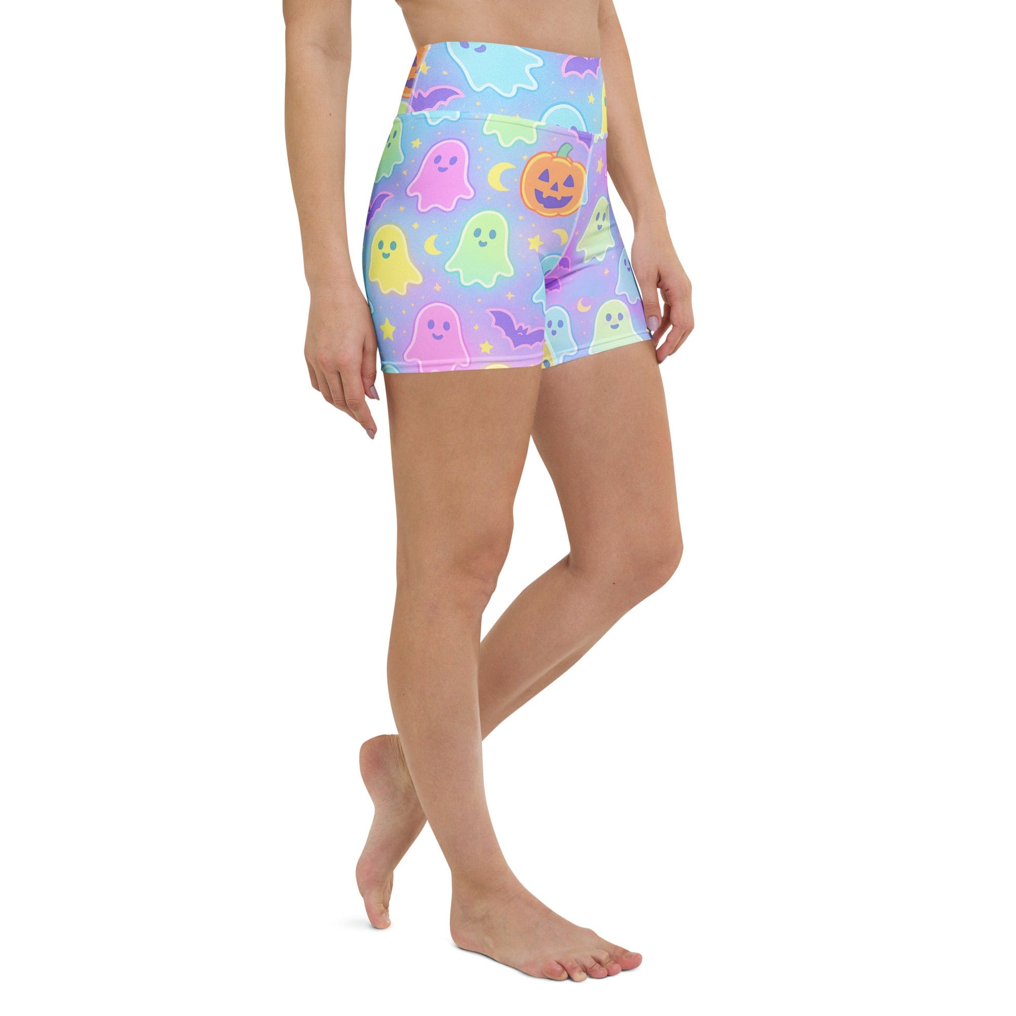 Pastel Fright Night Yoga Shorts