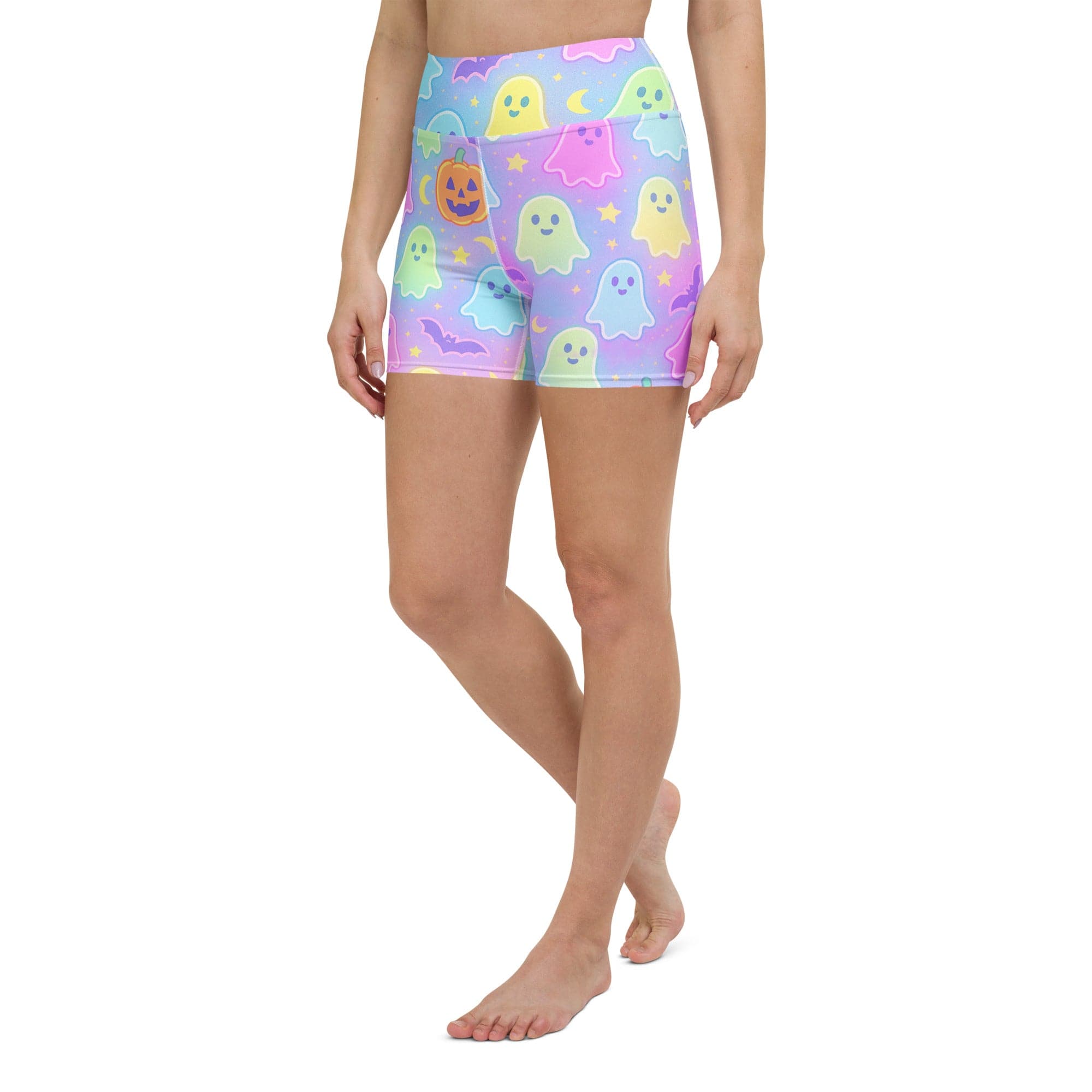 Pastel Fright Night Yoga Shorts