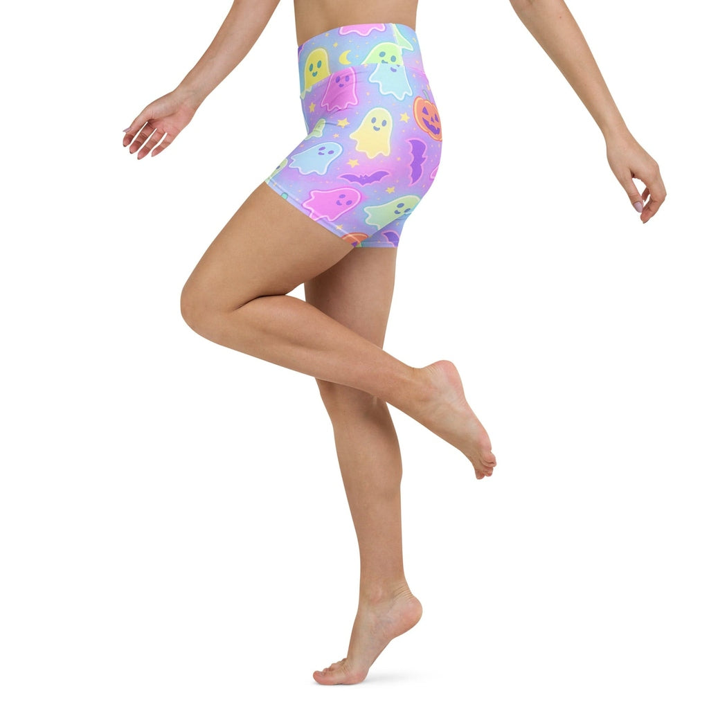 Pastel Fright Night Yoga Shorts