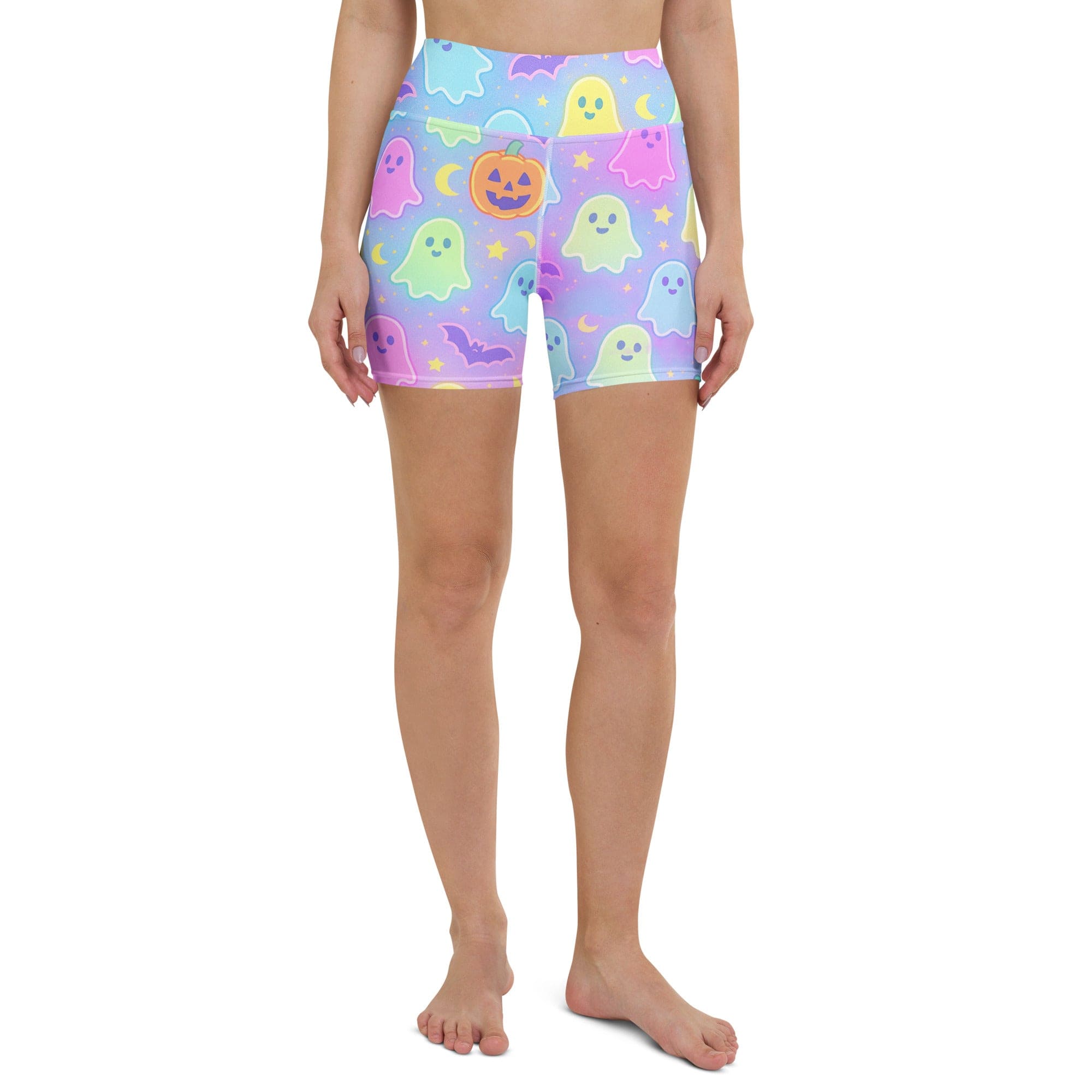 Pastel Fright Night Yoga Shorts