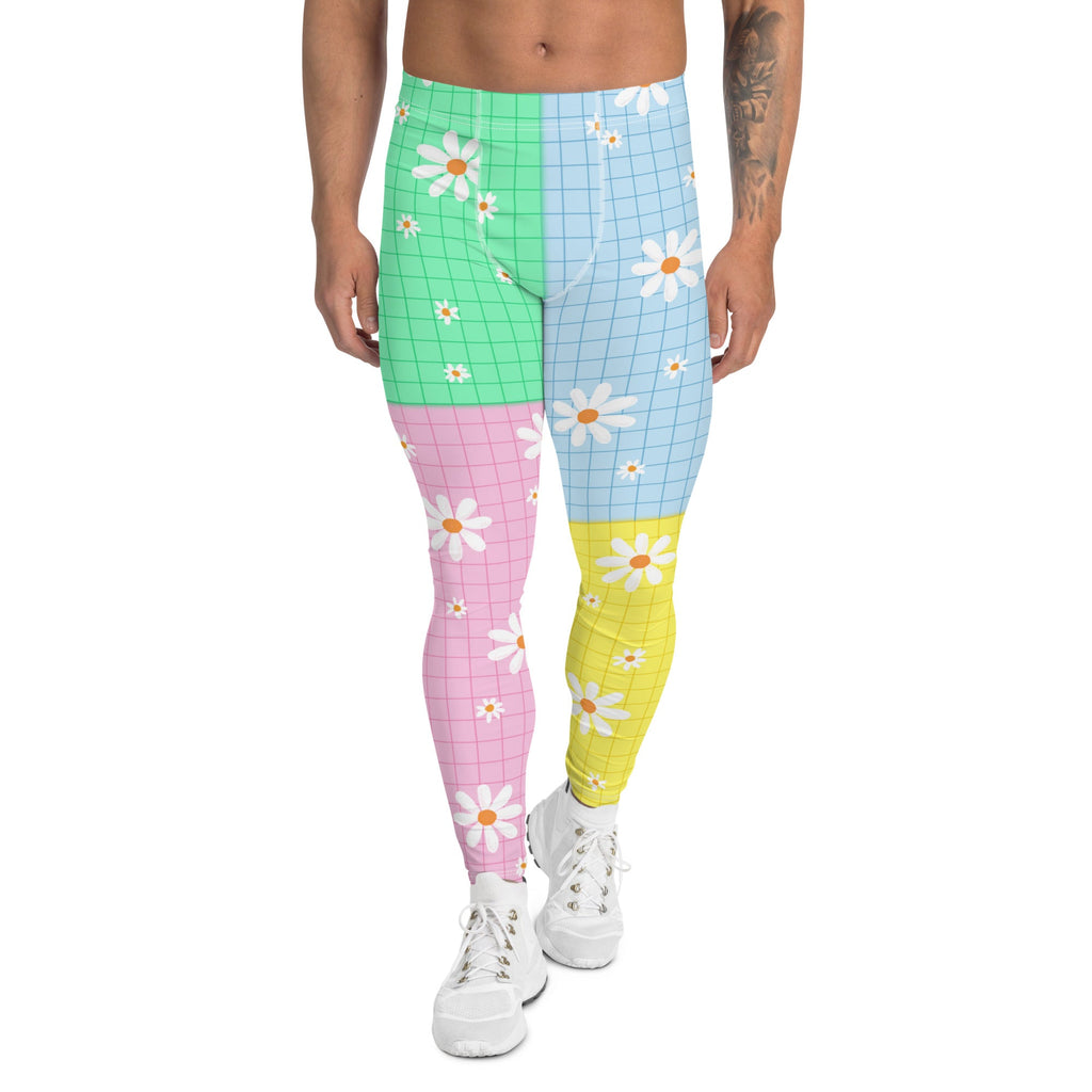 Pastel Patches Men's Leggings
