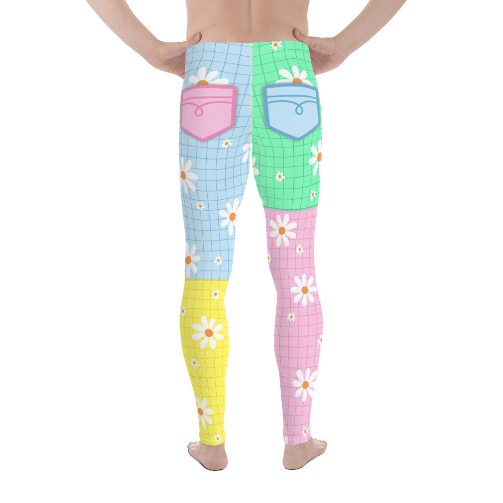 Pastel Patches Men's Leggings