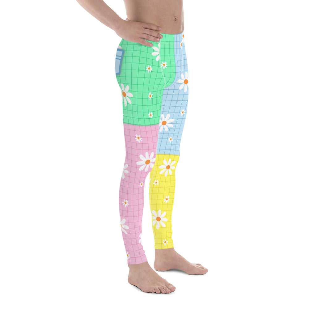 Pastel Patches Men's Leggings