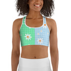 Pastel Patches Sports Bra