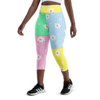 Pastel Patches Yoga Capris