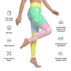 Pastel Patches Yoga Leggings