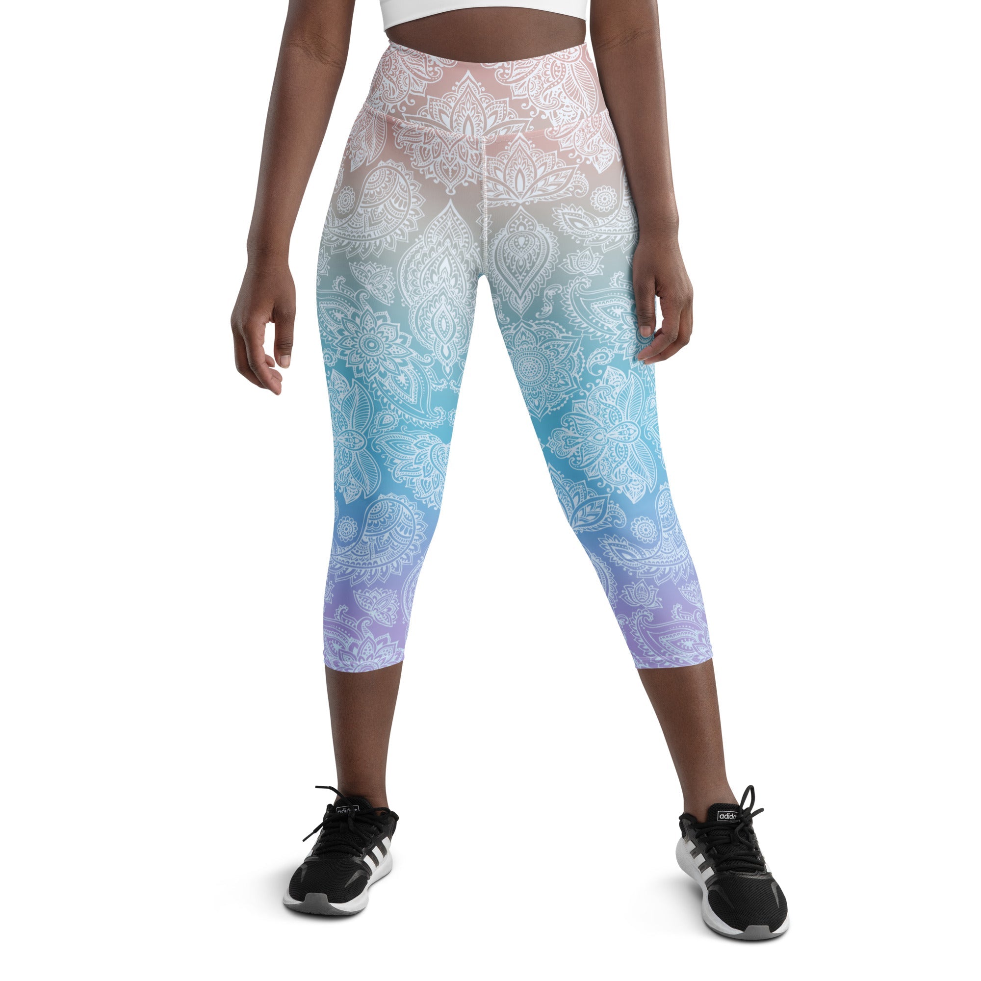 Pastel Spiritual Yoga Capris