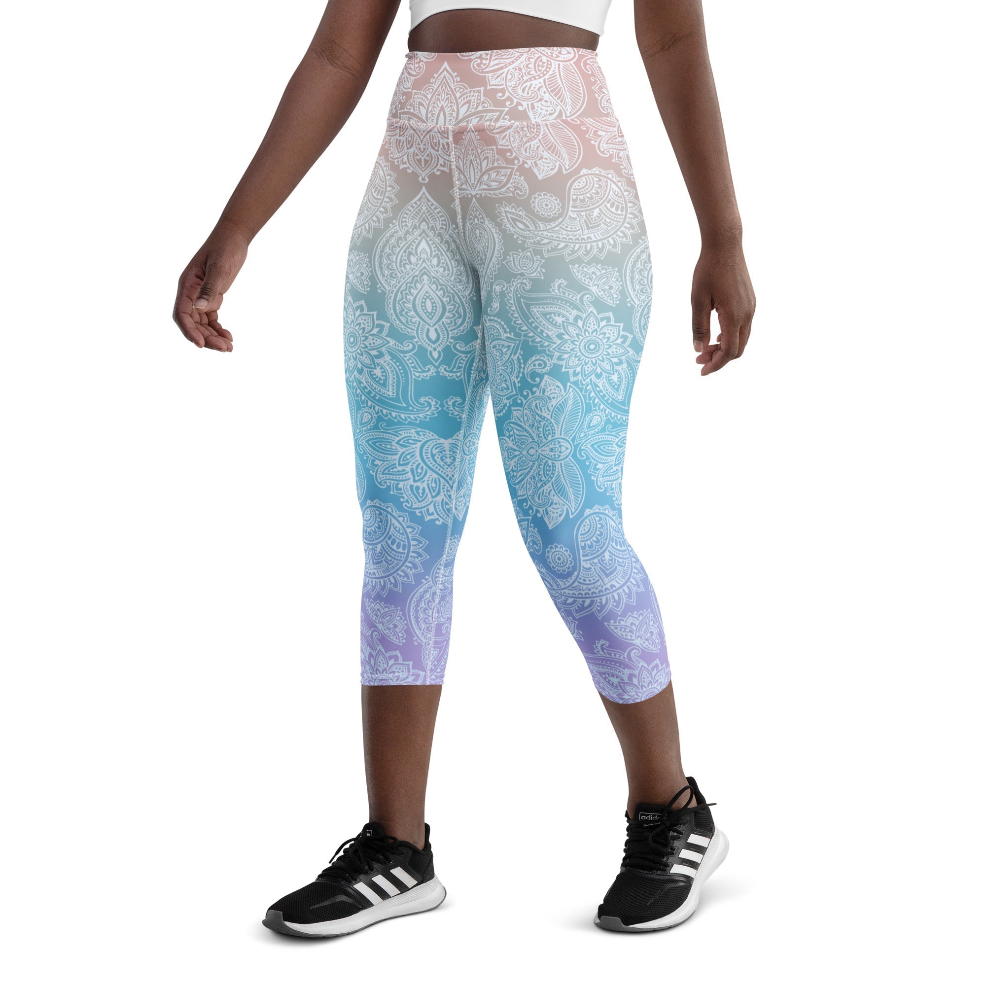 Pastel Spiritual Yoga Capris