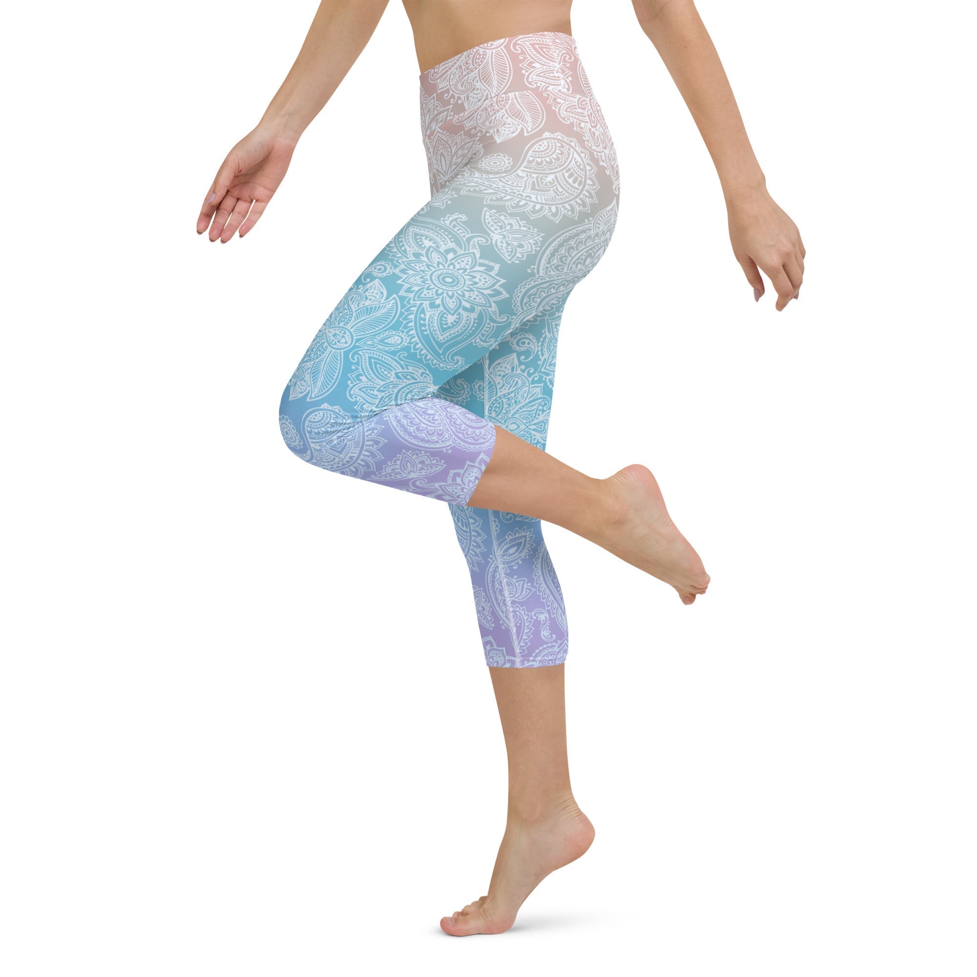 Pastel Spiritual Yoga Capris