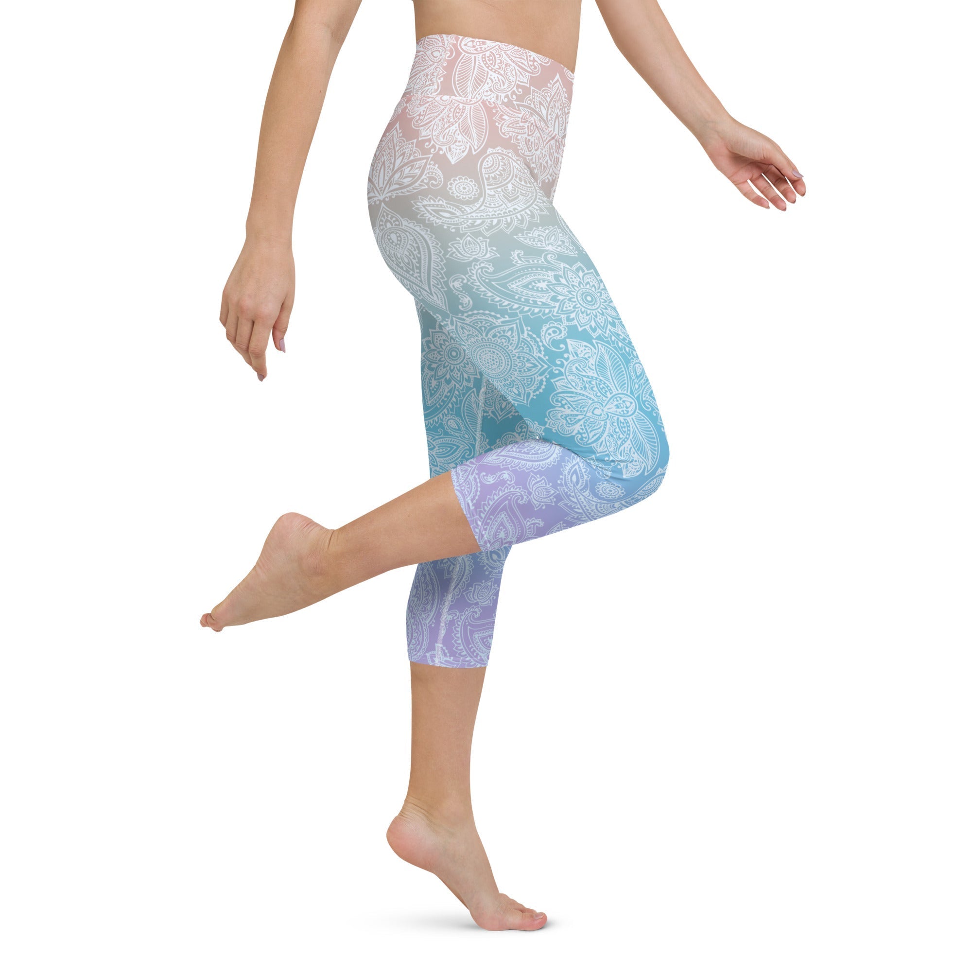 Pastel Spiritual Yoga Capris