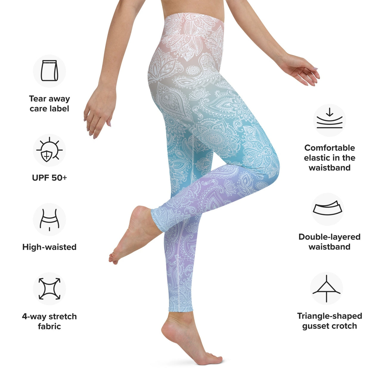 Pastel Spiritual Yoga Leggings