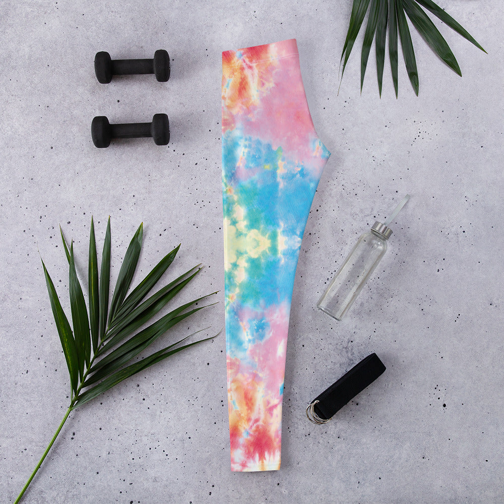 Pastel Tie Dye Leggings