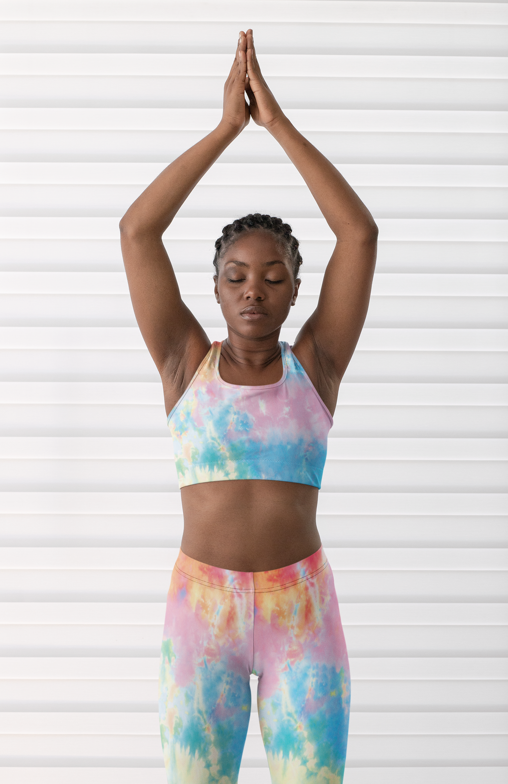 Pastel Tie Dye Sports Bra