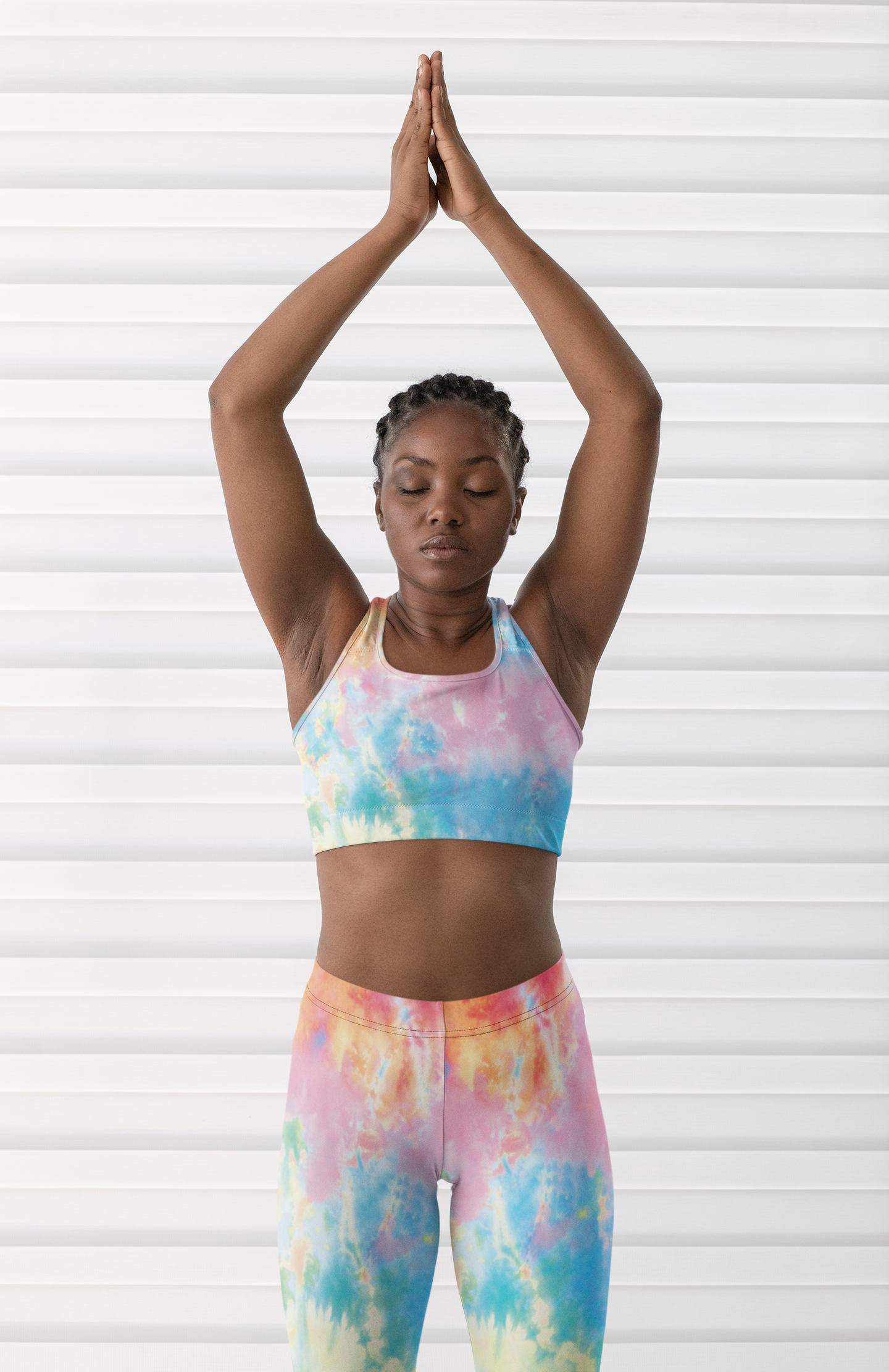 Pastel Tie Dye Sports Bra