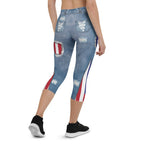 Patriotic Denim Capris