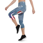 Patriotic Denim Capris