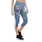 Patriotic Denim Capris