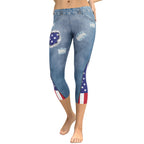Patriotic Denim Capris