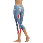 Patriotic Denim Capris