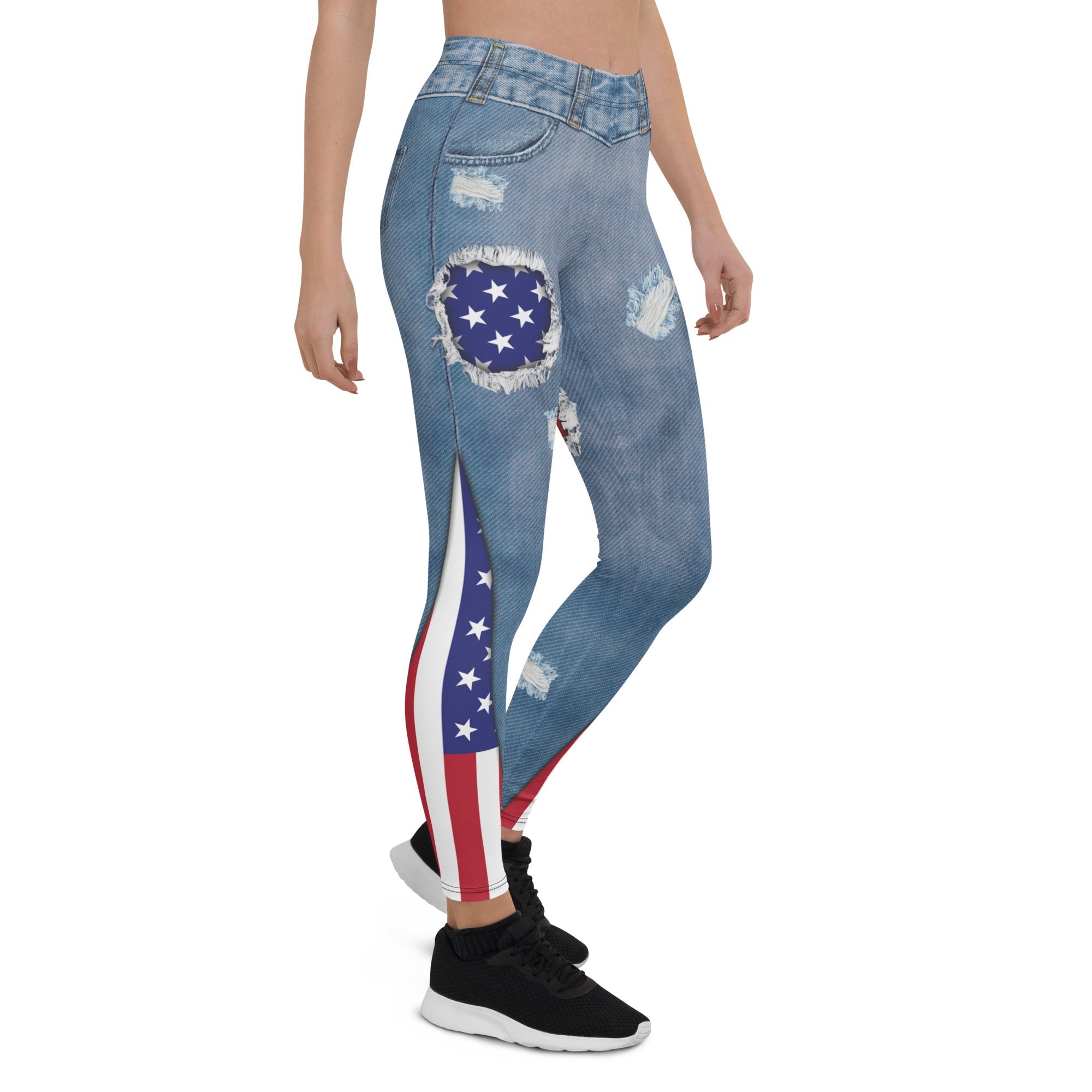 Patriotic Denim Leggings